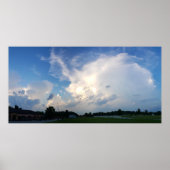 Huge Cloud gezien vanaf een kerkhof Poster (Voorkant)