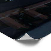 Huge Cloud gezien vanaf een kerkhof Poster (Hoek)