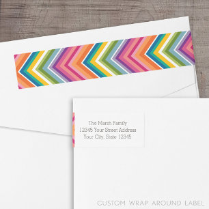 Huge Colorful Chevron Pattern