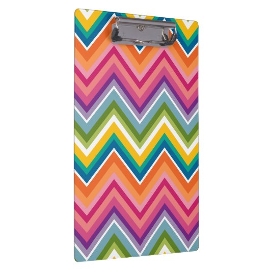 Huge Colorful Chevron Pattern Klembord (Rechts)