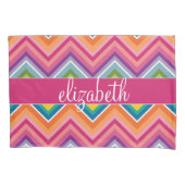 Huge Colorful Chevron Pattern Kussensloop (Voorkant)
