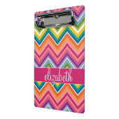 Huge Colorful Chevron Pattern Mini Klembord (Angled2)