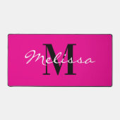 Huge computer mouse pad with custom monogram (Voorkant)