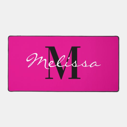 Huge computer mouse pad with custom monogram (Voorkant)