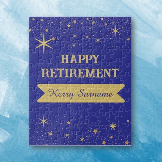 Huge Congrats! Happy retirement Personalized  Legpuzzel
