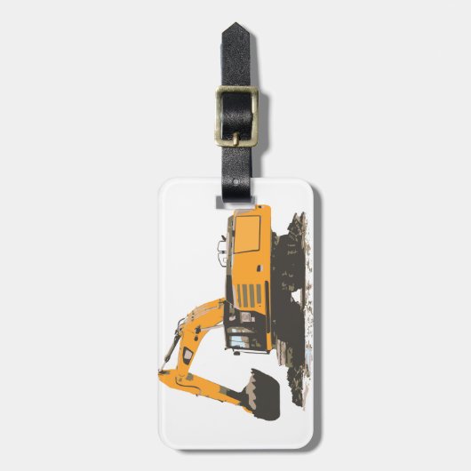 Huge Dirt Excavator Bagagelabel (Voorkant verticaal)