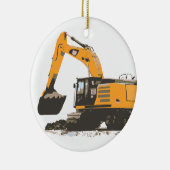 Huge Dirt Excavator Keramisch Ornament (Rechts)