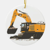 Huge Dirt Excavator Keramisch Ornament (Voorkant)