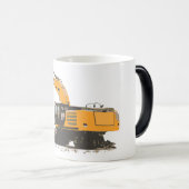 Huge Dirt Excavator Magische Mok (Voorkant rechts)