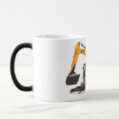 Huge Dirt Excavator Magische Mok (Links)
