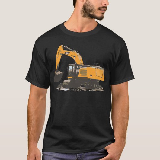 Huge Dirt Excavator T-shirt (Voorkant)