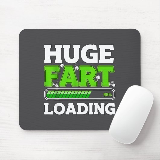 Huge Fart 95% Loading  Muismat (Met muis)