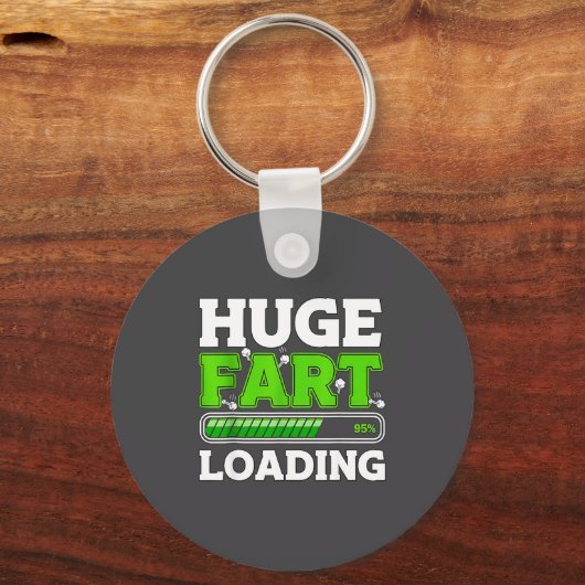Huge Fart 95% Loading  Sleutelhanger (Voorkant)