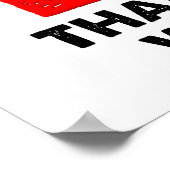 Huge Flaws Funny Poster (Hoek)