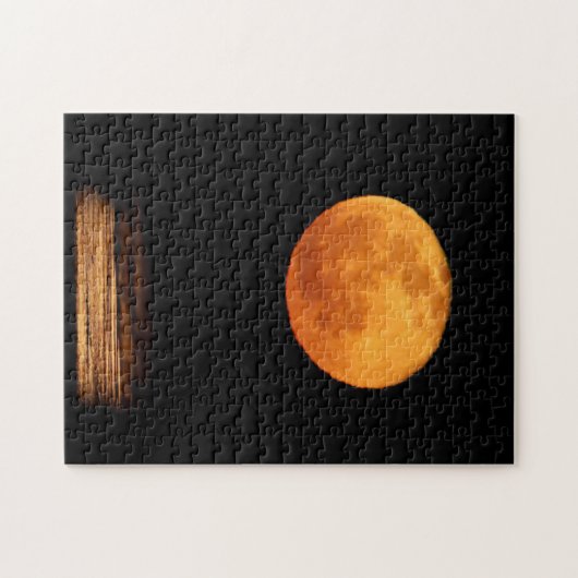 Huge Full Moon South Padre Island, Texas Legpuzzel (Horizontaal)