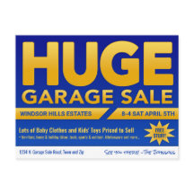 Huge Garage Sale - Briefkaart
