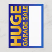 "Huge Garage Sale" Flyer (Voorkant)