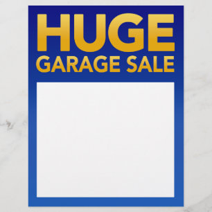 "Huge Garage Sale" Flyer-Sjabloon Flyer