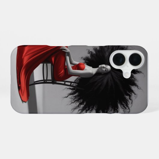 HUGE HAIR  iPhone 16 HOESJE (Achterkant horizontaal)