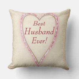 Huge Heart Best Husband Ever Kussen