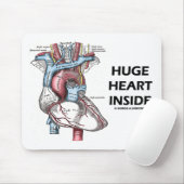 Huge Heart Inside Muismat (Met muis)
