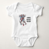 Huge Heart Inside Romper (Voorkant)