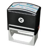 "Huge Improvement!" + Tutor Name Rubber Stamp Zelfinktende Stempel (Product)