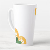 Huge Lemon Slices kan Lemon bevatten Latte Mok (Linkerhoek)