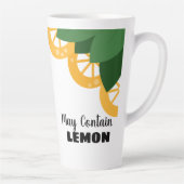 Huge Lemon Slices kan Lemon bevatten Latte Mok (Rechts)