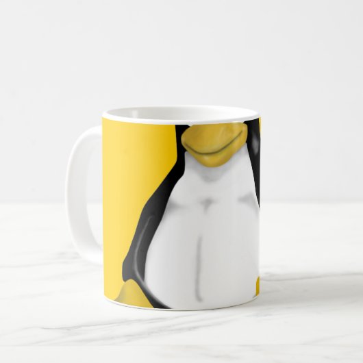 HUGE LINUX TUX KOFFIEMOK (Voorkant links)