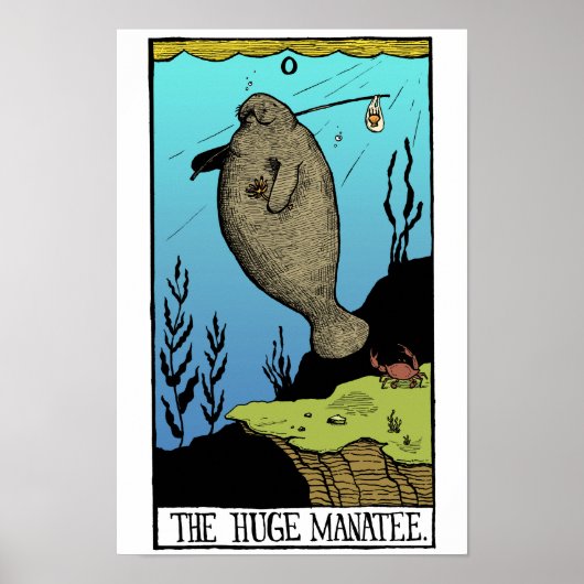 Huge Manatee poster (Voorkant)