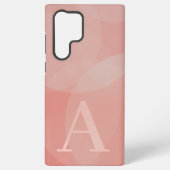 Huge Monogram - Deense Pastels Circles en Swirls Samsung Galaxy Hoesje (Achterkant)