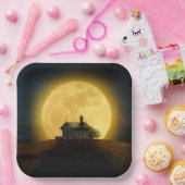 Huge Moon Papieren Bordje (Feest)