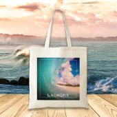 Huge Ocean Wave Laundry Tote Bag