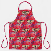 Huge Painted Butterflies Pattern Cute Red Schort (Voorkant)
