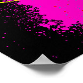 "Huge" Peace Love Hope Paint Splatter Poster (Hoek)