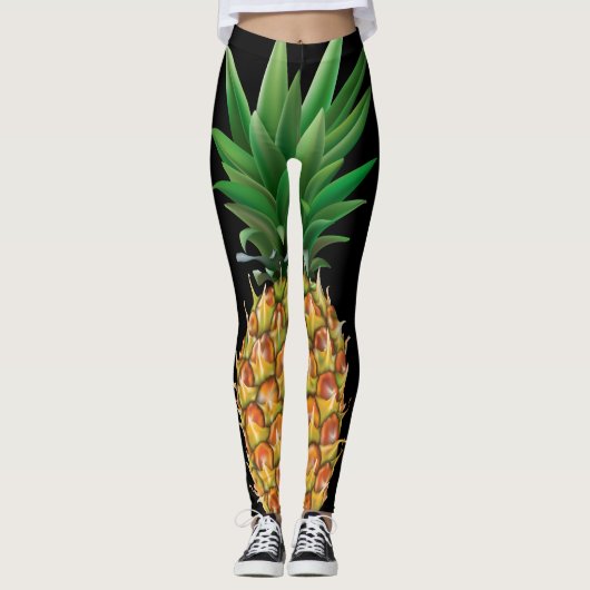 HUGE Pineappel-werkuitbroek Leggings (Voorkant)