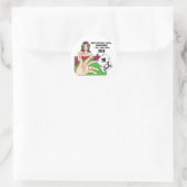 Huge Poker Stacks Ronde Sticker (Tas)