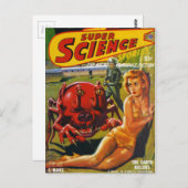 Huge Red Dog Insect Briefkaart (Voorkant / Achterkant)