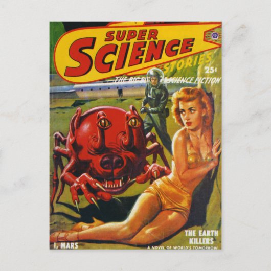 Huge Red Dog Insect Briefkaart (Voorkant)