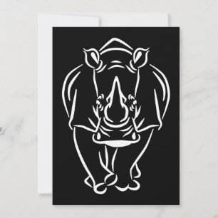  Huge Rhino Brilliant Animal Gift Bedankkaart