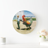 Huge Rooster Clock Grote Klok (Huis)