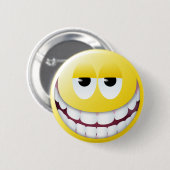 Huge Smile Face Ronde Button 5,7 Cm (Voorkant /achterkant)