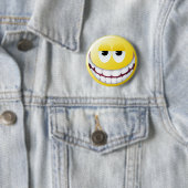 Huge Smile Face Ronde Button 5,7 Cm (In situ)