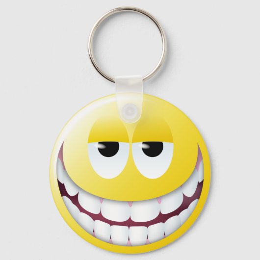 Huge Smile Face Sleutelhanger (Voorkant)