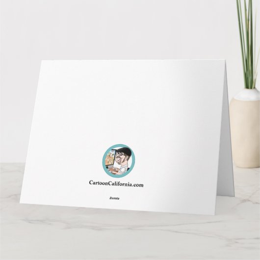 Huge SoCal-Wenskaart Kaart (Achterkant)