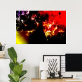Huge Solar Flares-Poster 2 Poster (Thuiskantoor)