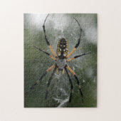 Huge Spider / Geel & Zwarte Argiope Legpuzzel (Verticaal)