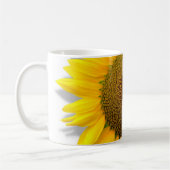 Huge Sunflower, hart binnenin/Mok formaat 11oz Koffiemok (Links)