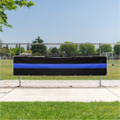 Huge Thin Blue Line Spandoek (Insitu)